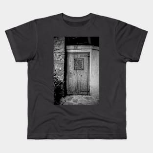 Door in Poffabro, North East Italy Kids T-Shirt